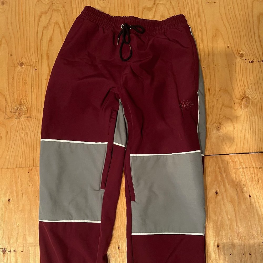 FYVE Snow Pants - Maroon and Grey